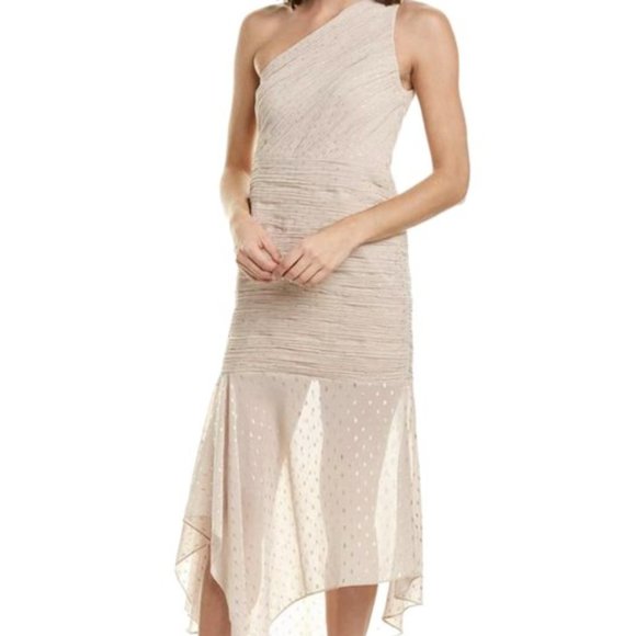 Halston Heritage Dresses & Skirts - Halston Champagne Gold Cocktail Dress (6)